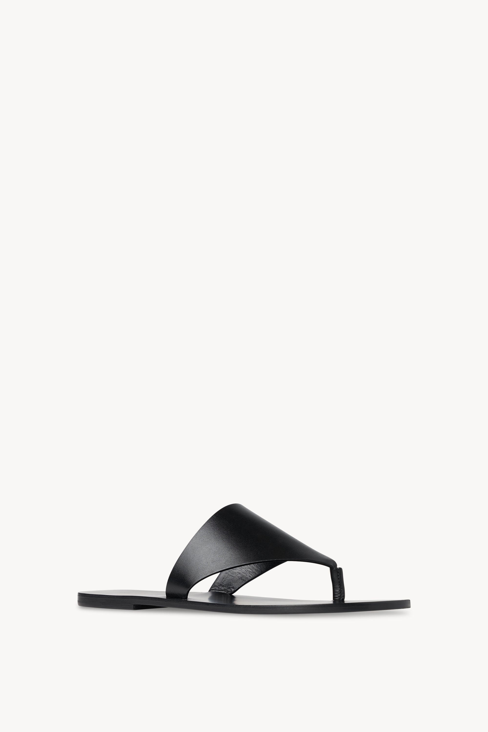 Avery Thong Sandal in Leather - 2