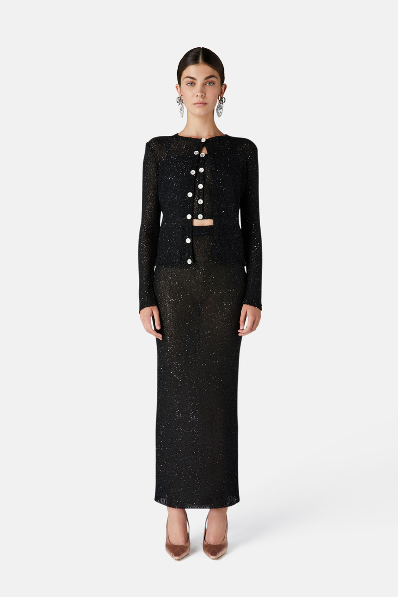 Alessandra Rich SEQUIN CARDIGAN outlook