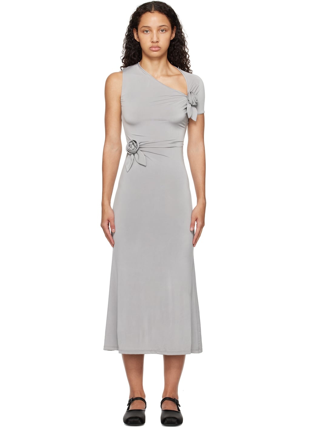 Gray Fille Midi Dress - 1