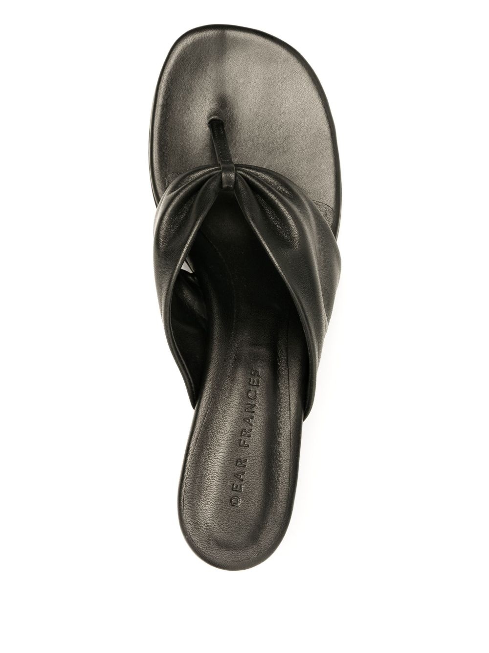 45mm leather mules - 4