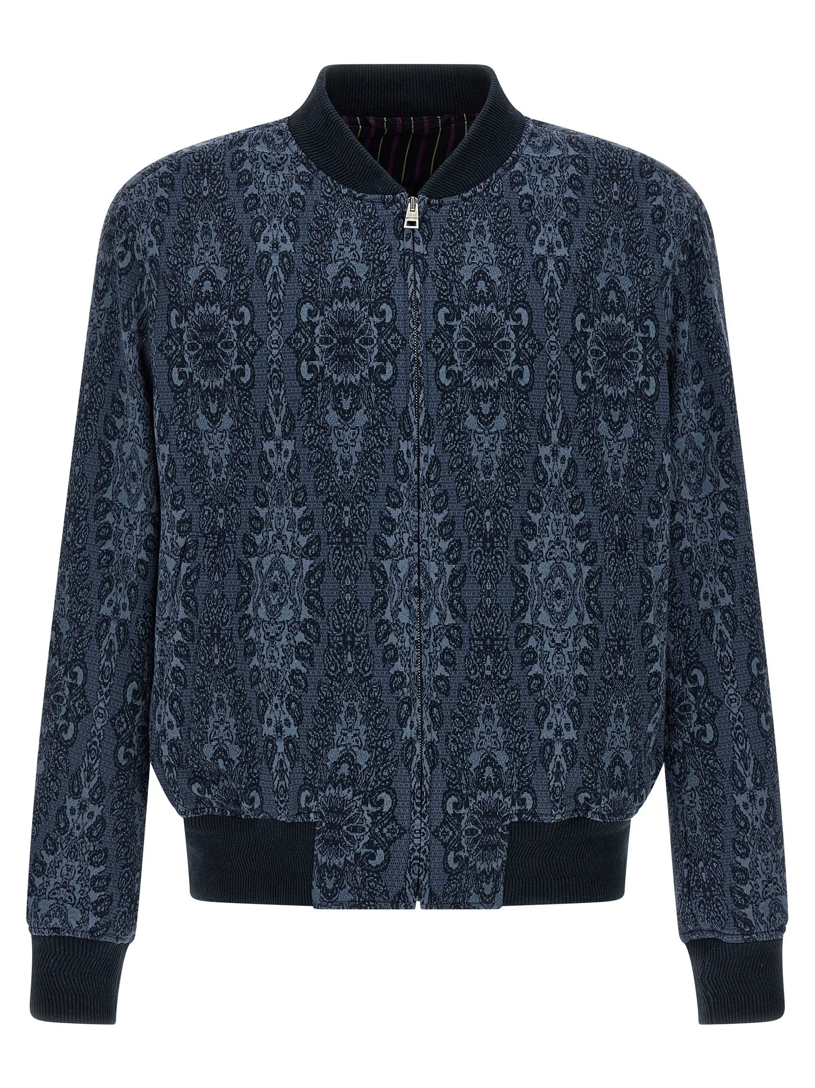 Etro Men Jacquard Bomber Jacket - 1