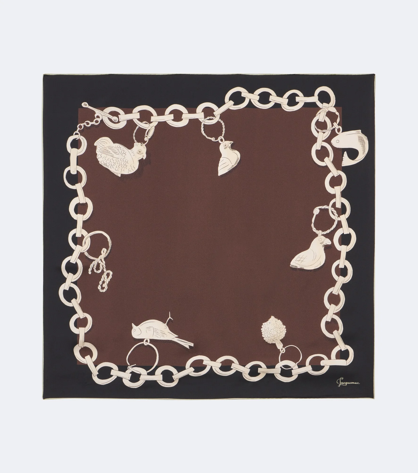 Pampille silk scarf - 1