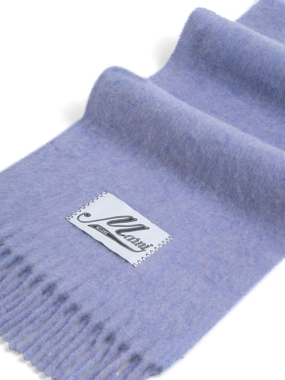 logo-appliqué scarf - 3