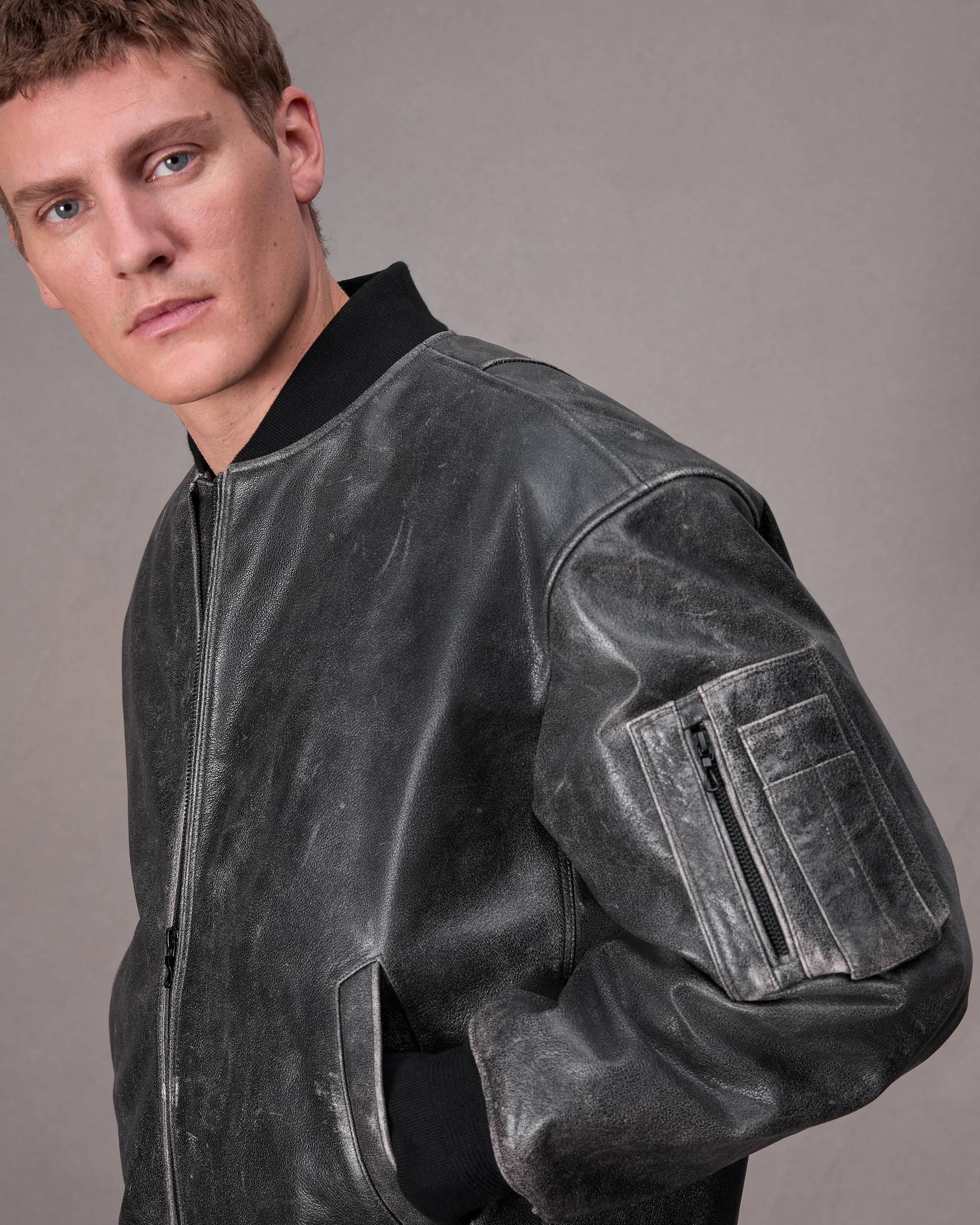 Manston Leather Bomber - 6