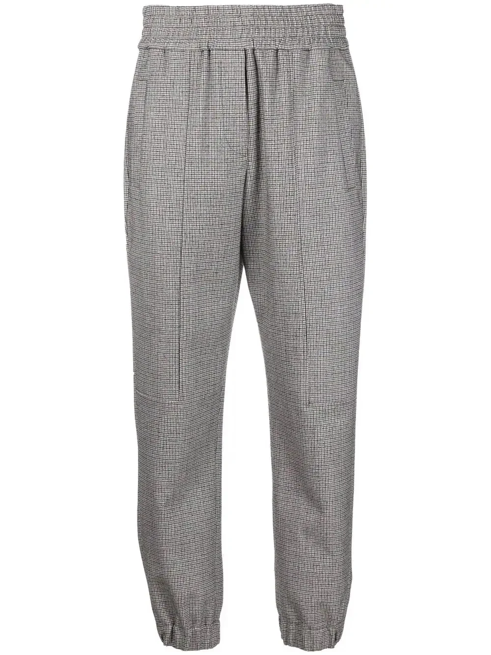 tapered-leg suit trousers - 1
