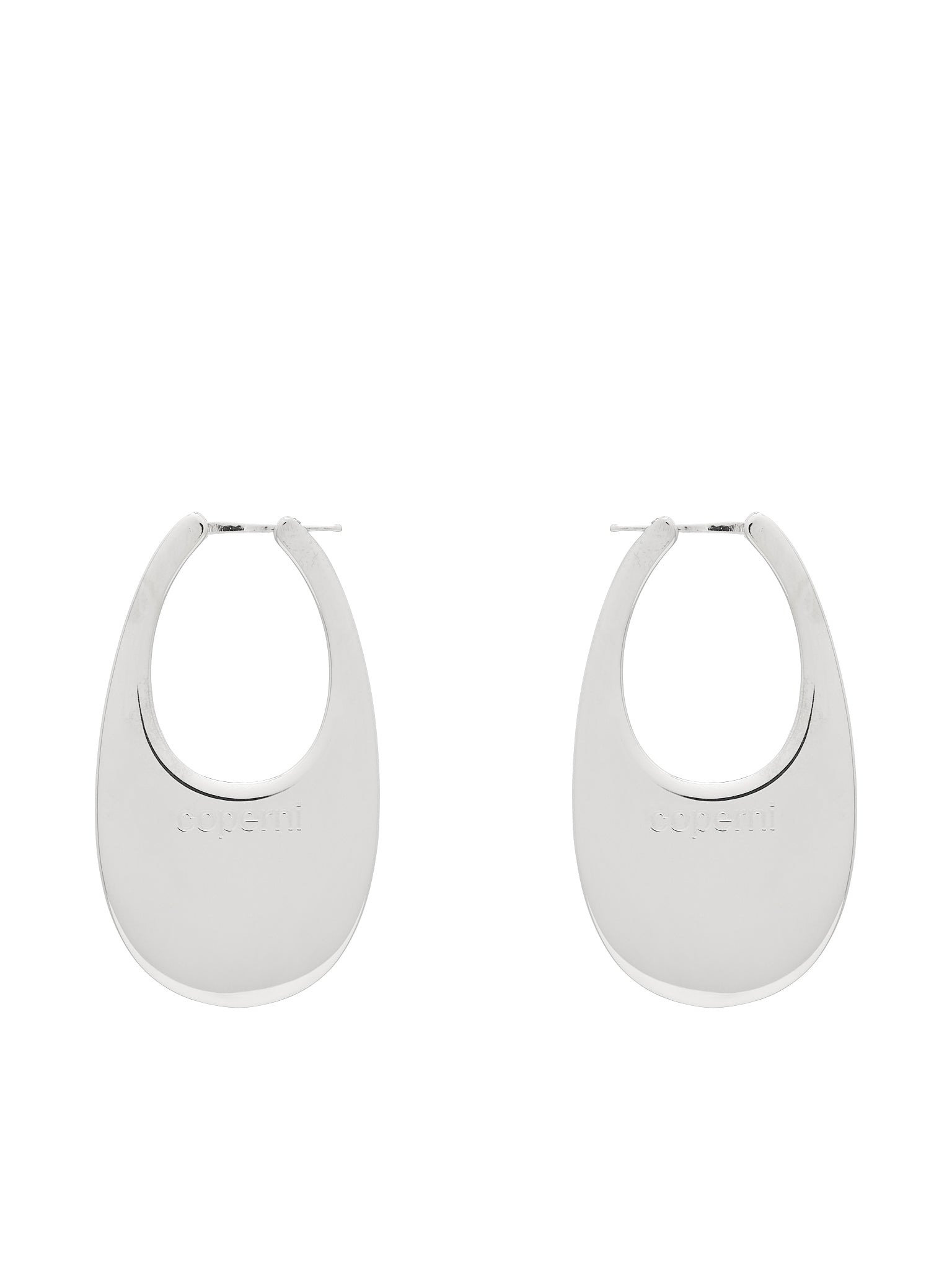 Lacquered Swipe Large Earrings - 2