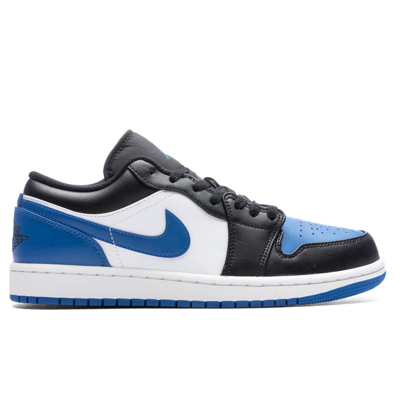 AIR JORDAN 1 LOW - WHITE/ROYAL BLUE/BLACK - 1