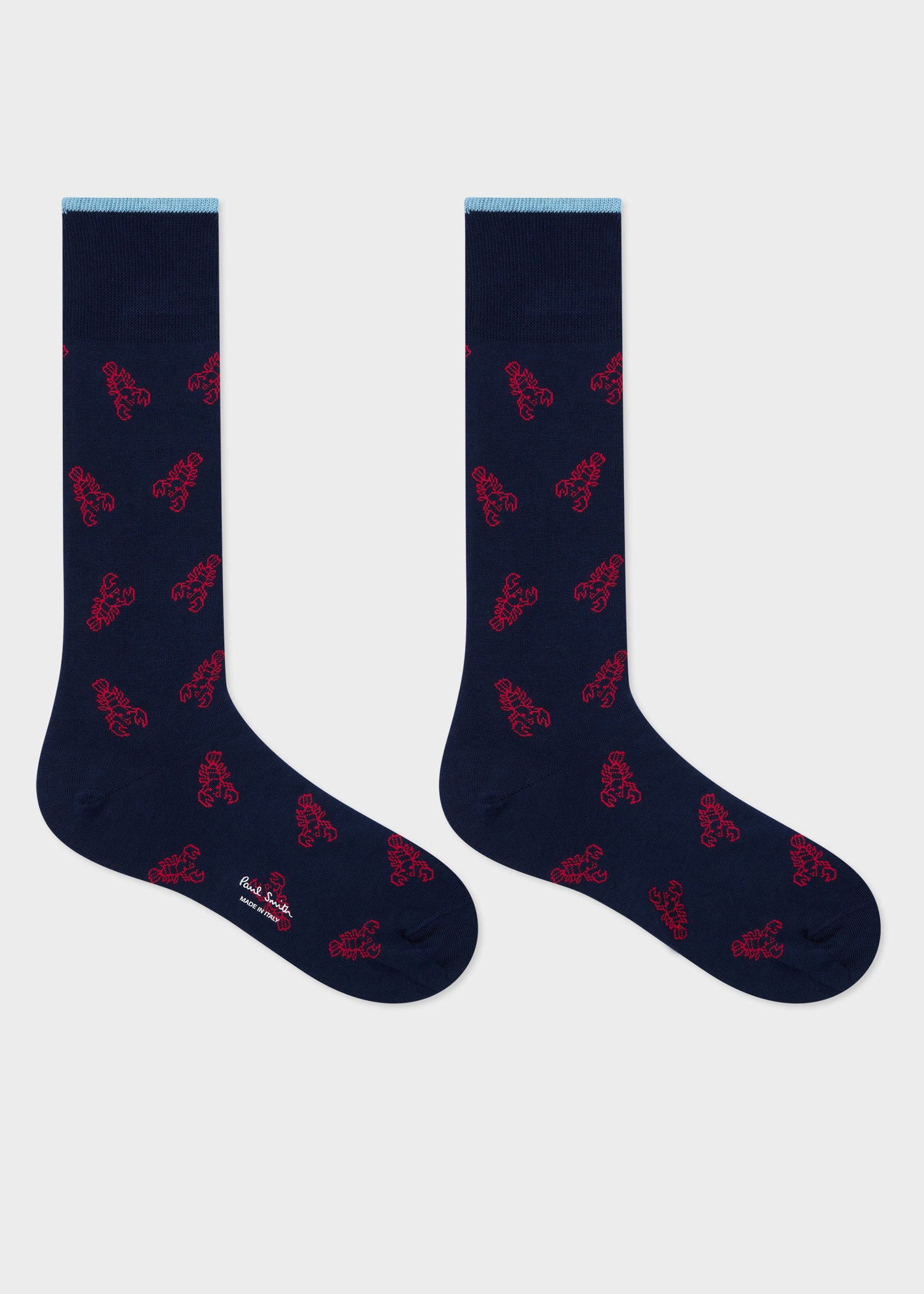Navy 'Lobster' Socks - 2