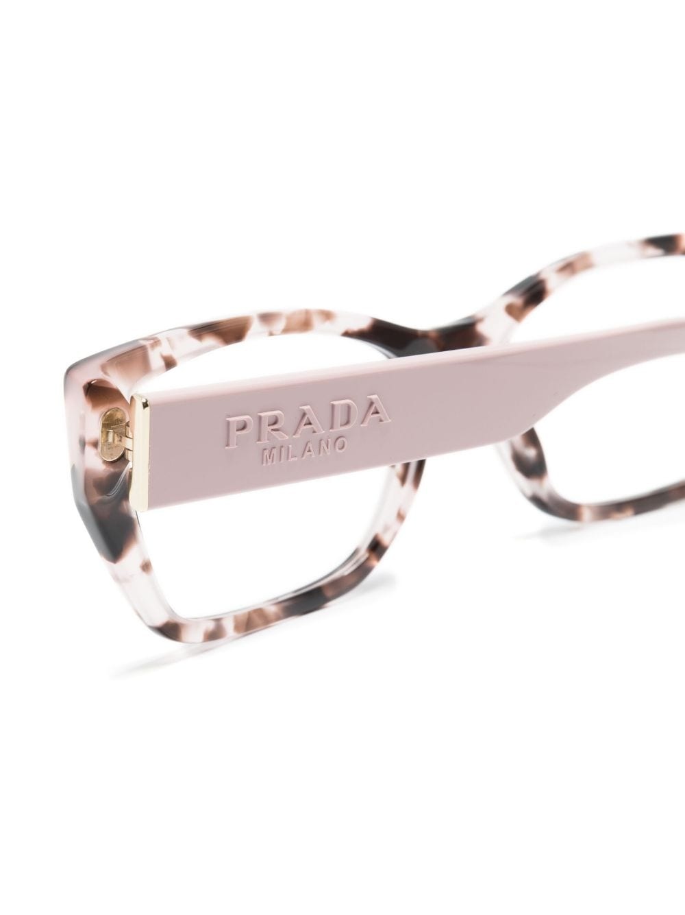 colour-block square-frame glasses - 3