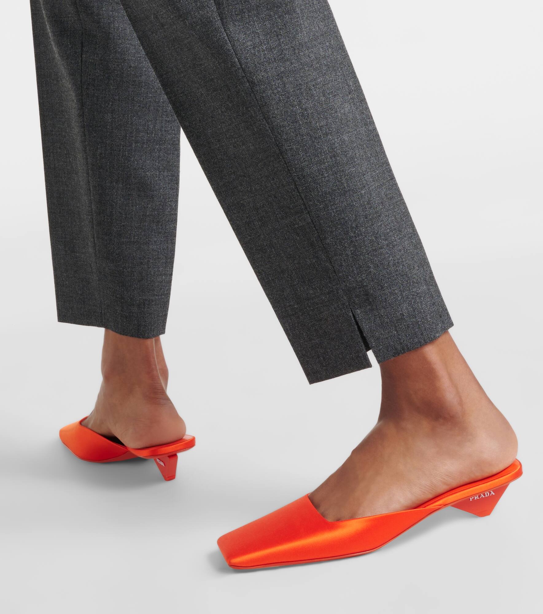 Satin mules - 4