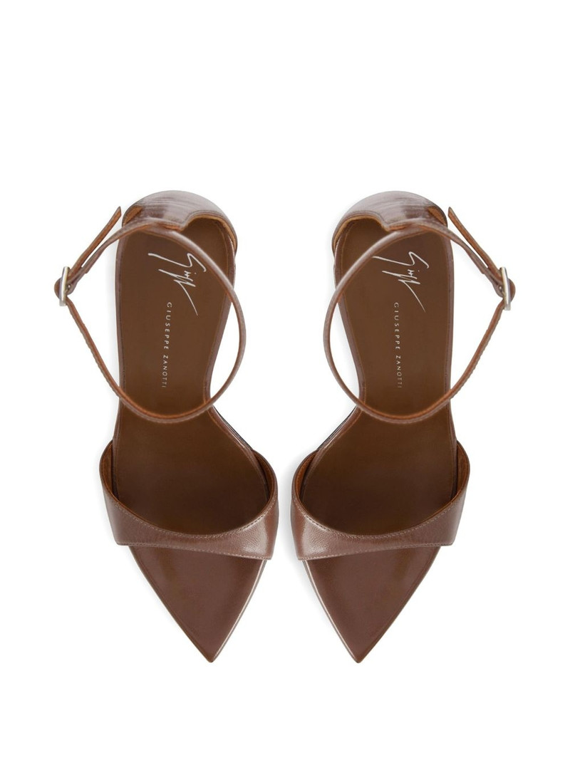105mm Intriigo ankle-strap pointed-toe sandals 3
