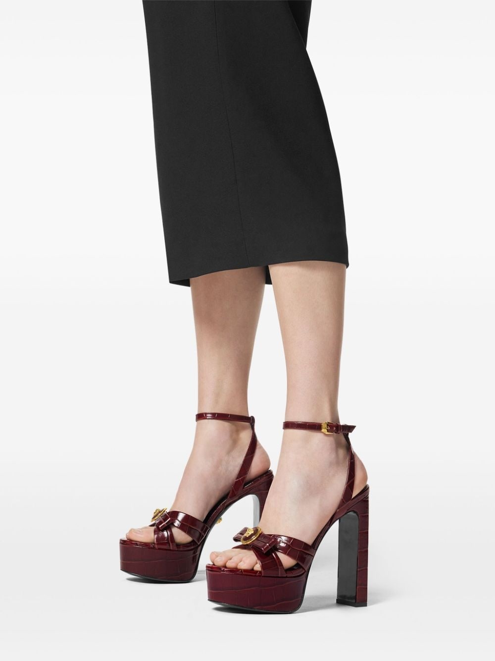 140mm Gianni Ribbon sandals - 4