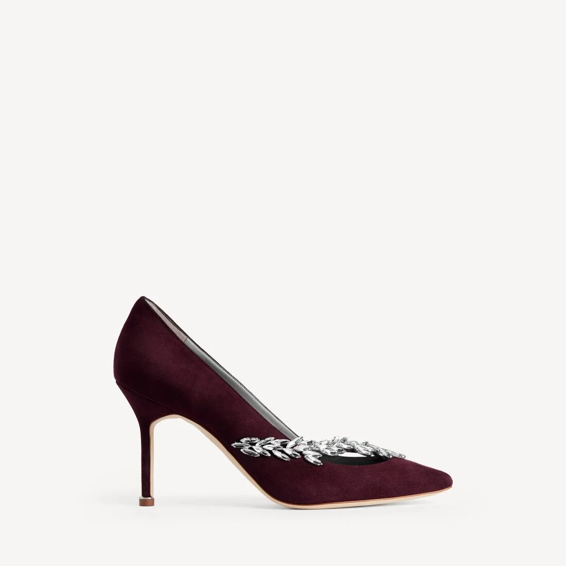 Women's Balenciaga | Manolo Blahnik Pump in Burgundy - 1