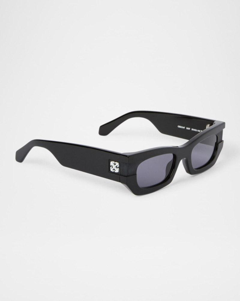 Off-White Belleville Acetate Rectangle Sunglasses outlook