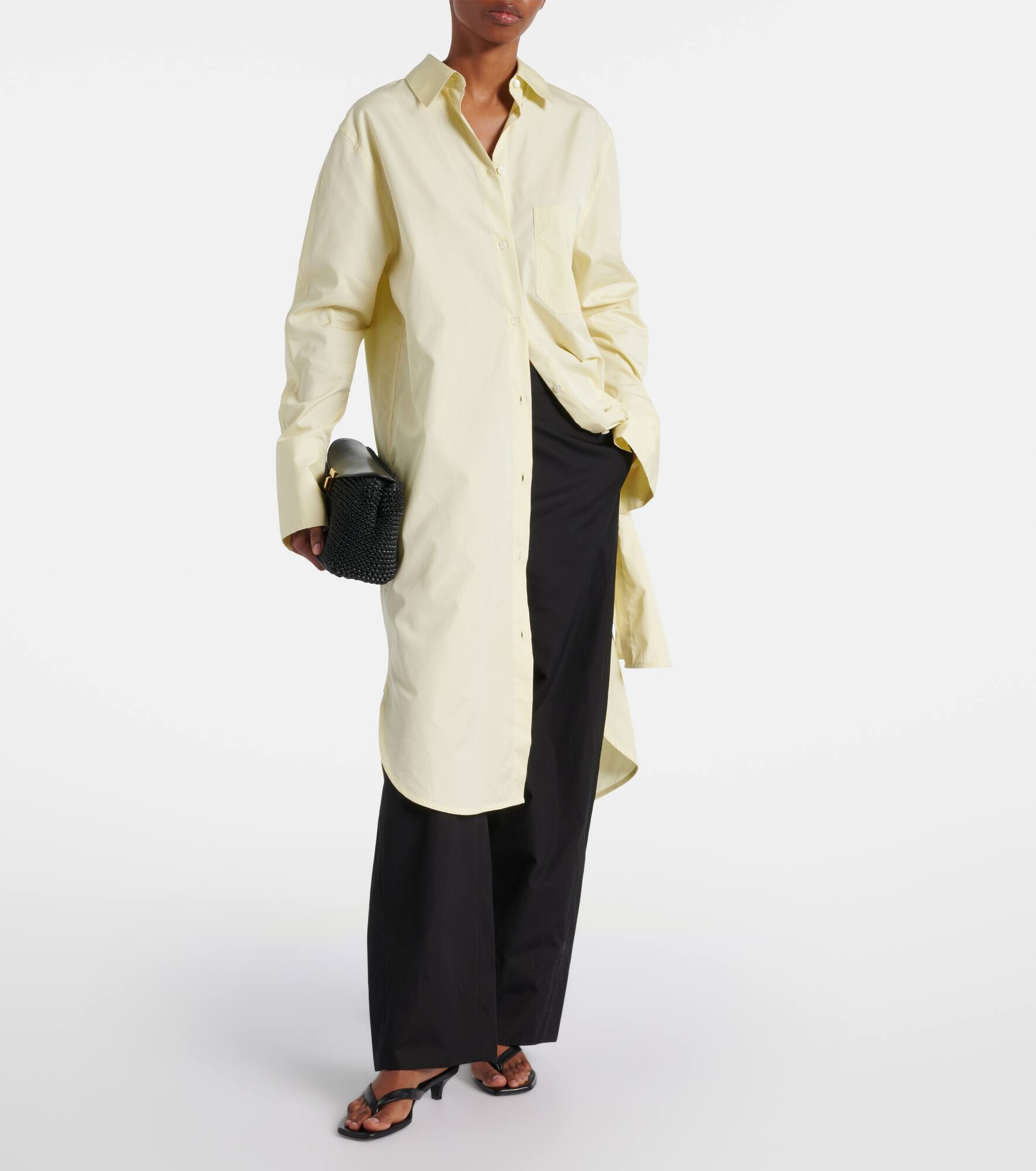 Cotton poplin shirt dress - 7