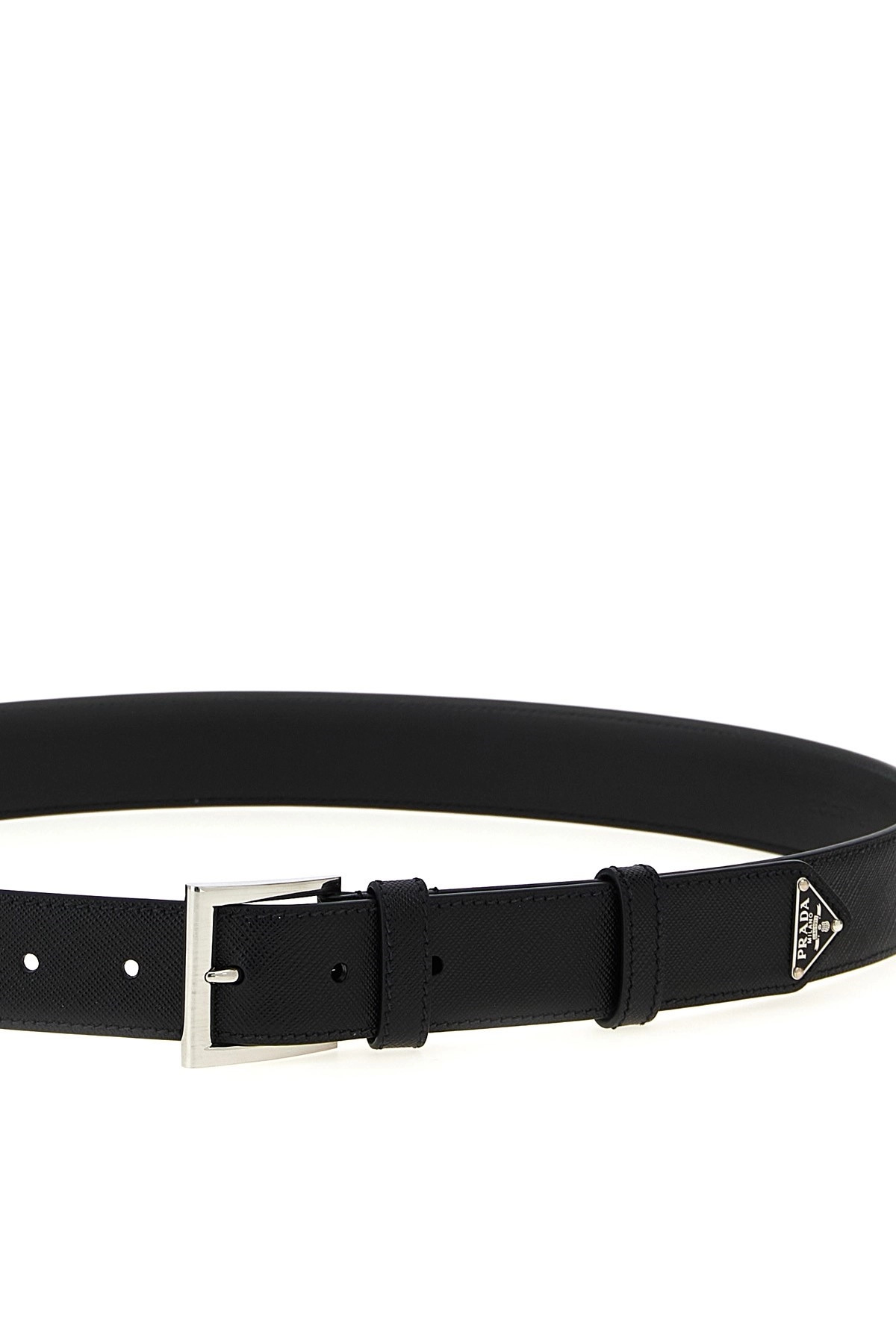 Saffiano leather belt - 3