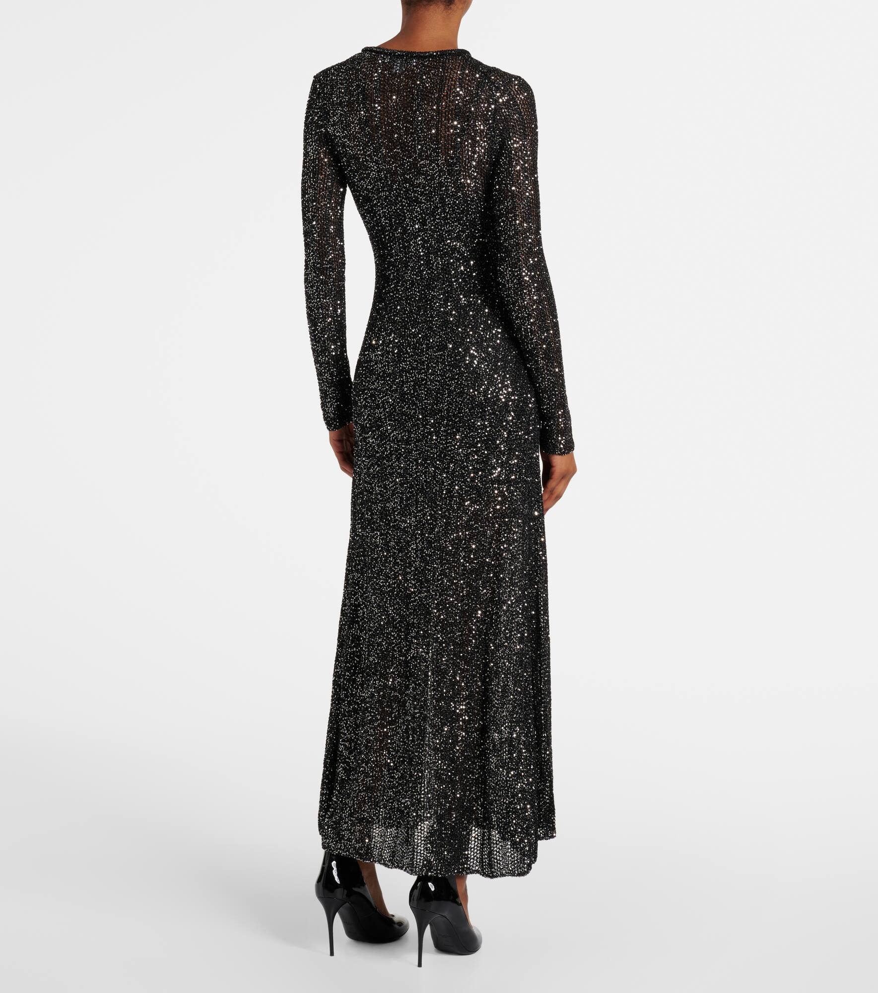 Sequined midi dress - 3