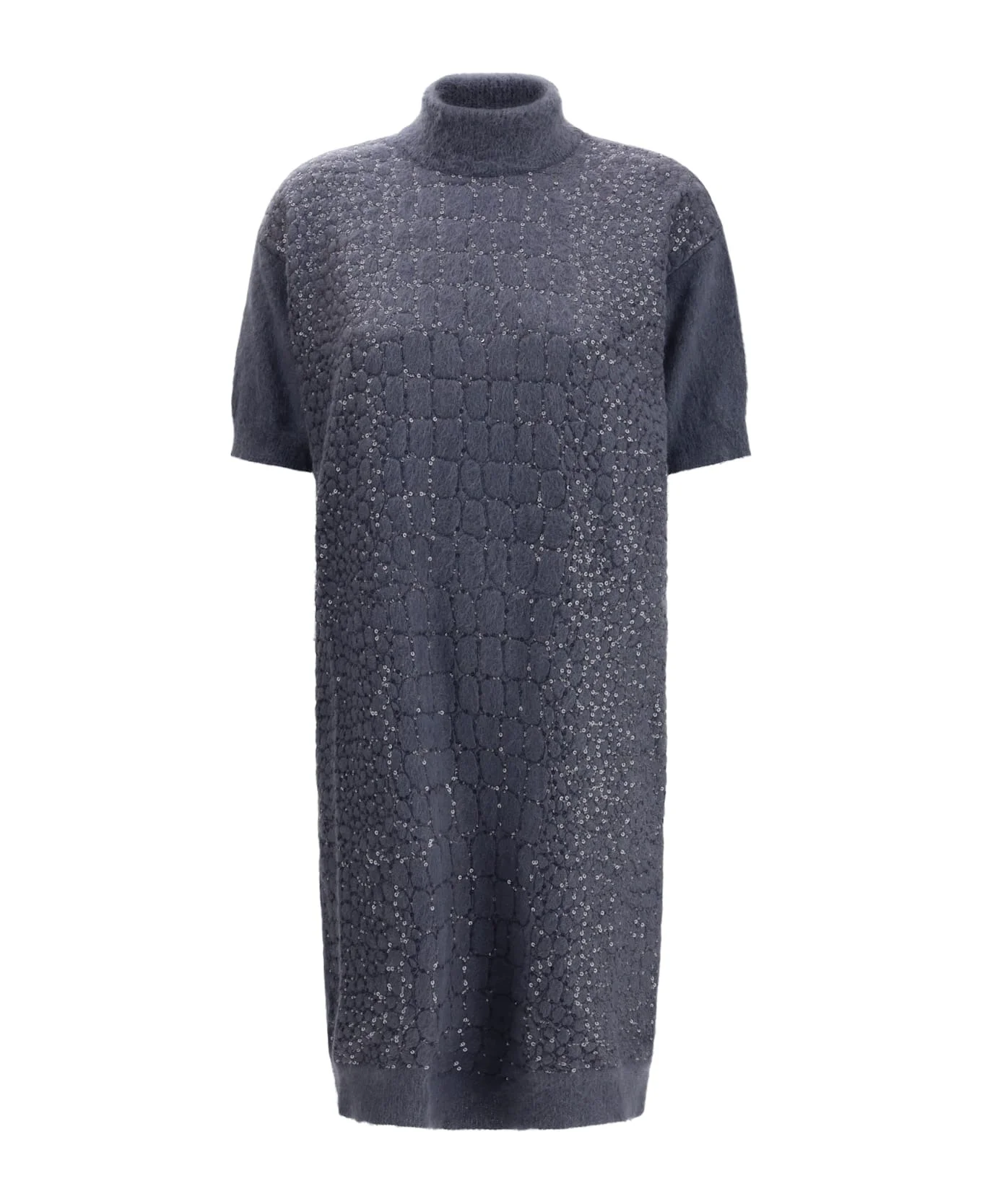 Wool Turtleneck Dress - 1