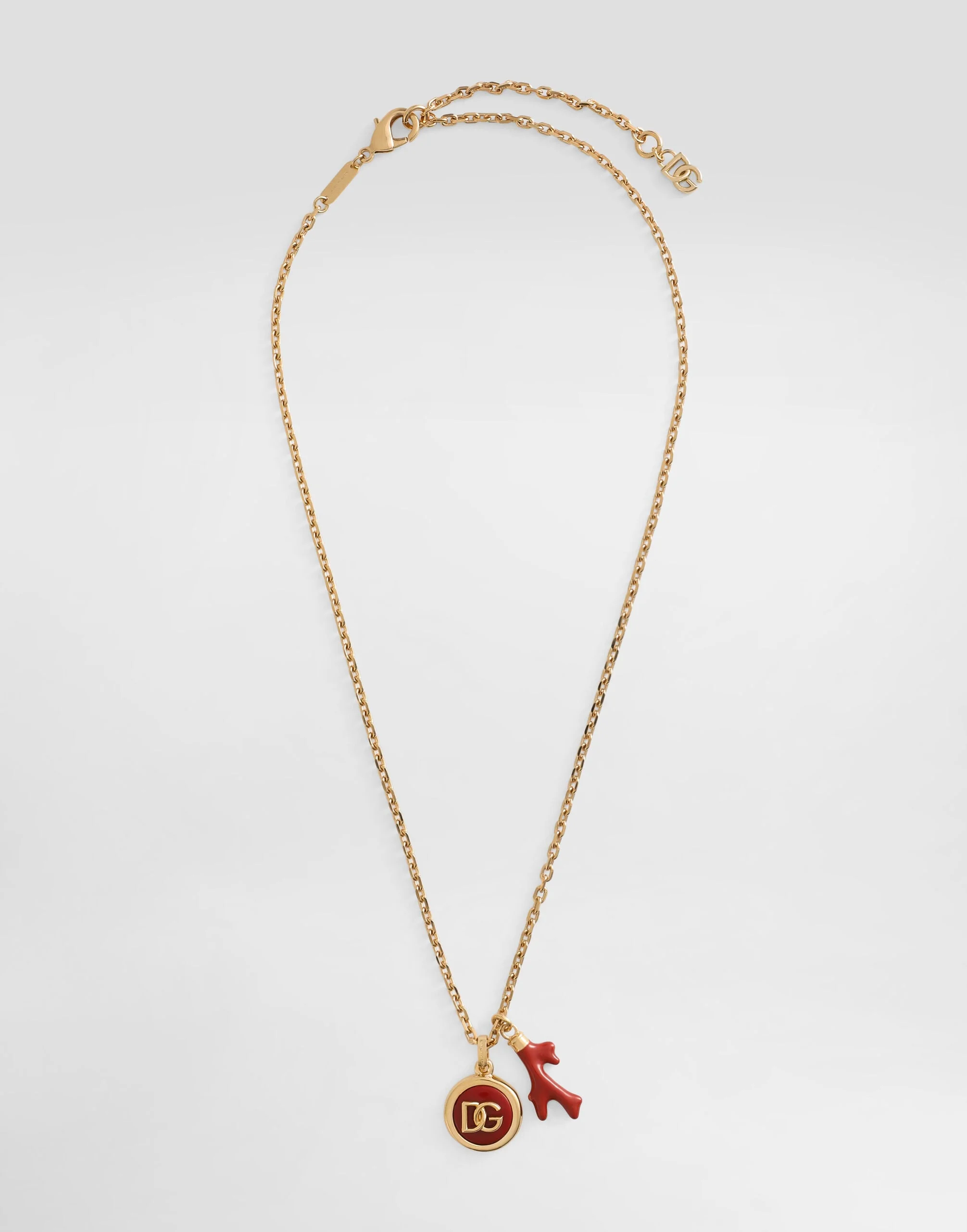 Corallo necklace with dg logo - 1