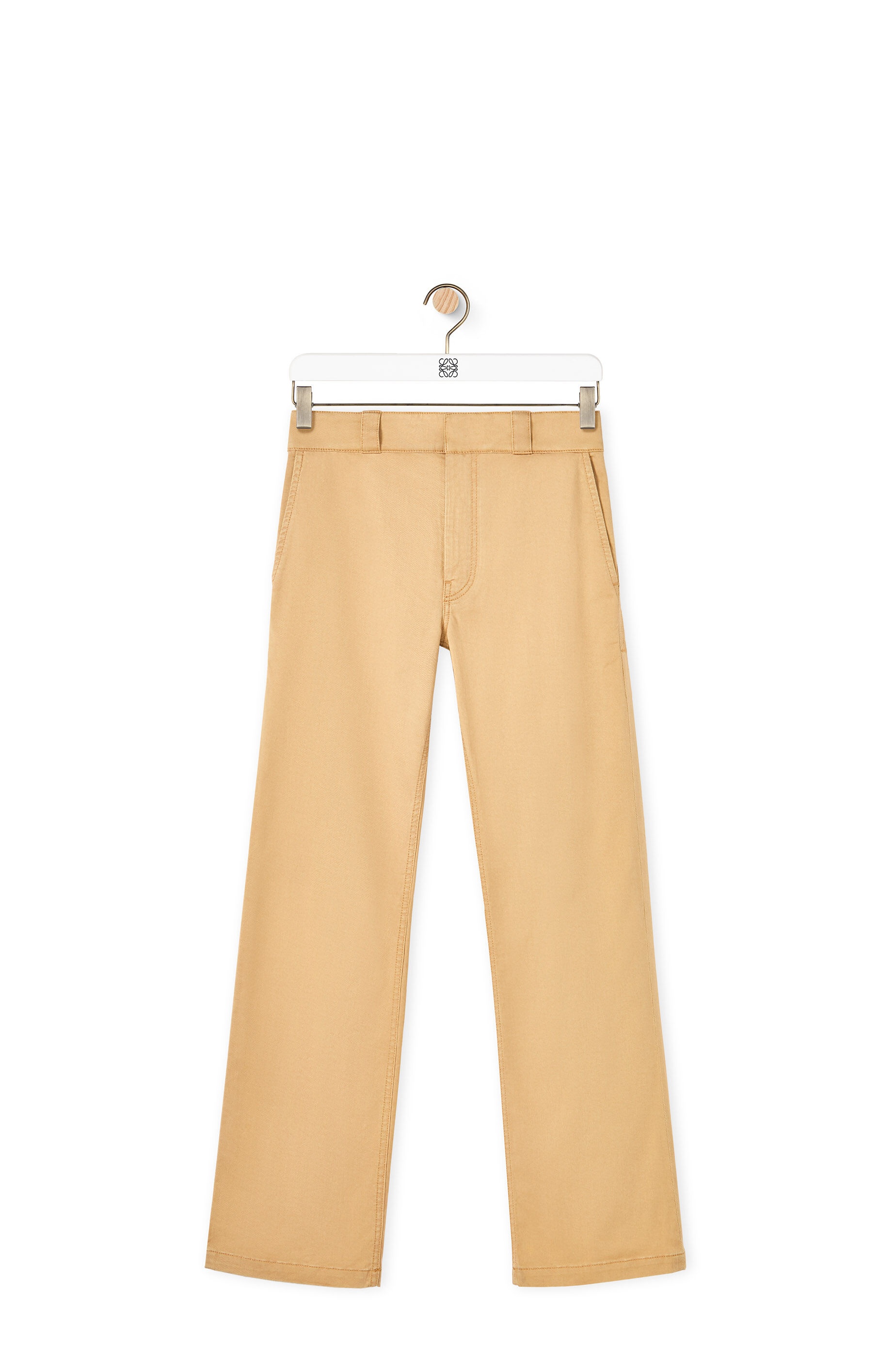 Straight leg trousers in cotton - 1