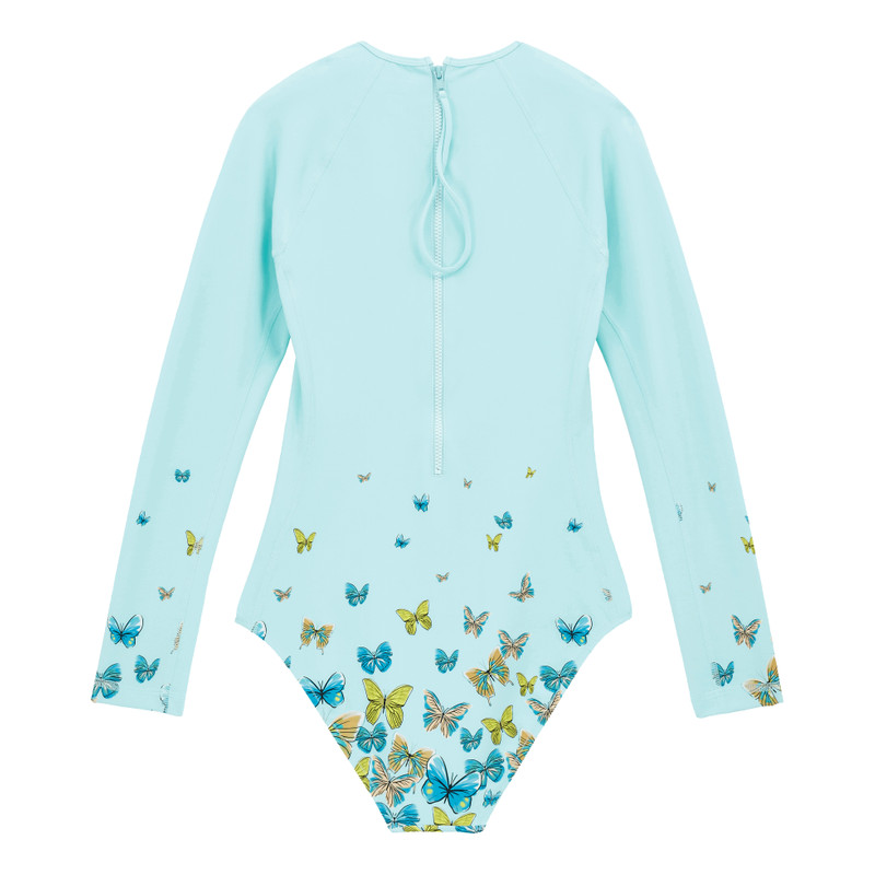 Vilebrequin Women Long Sleeves One-Piece Rashguard Butterflies outlook