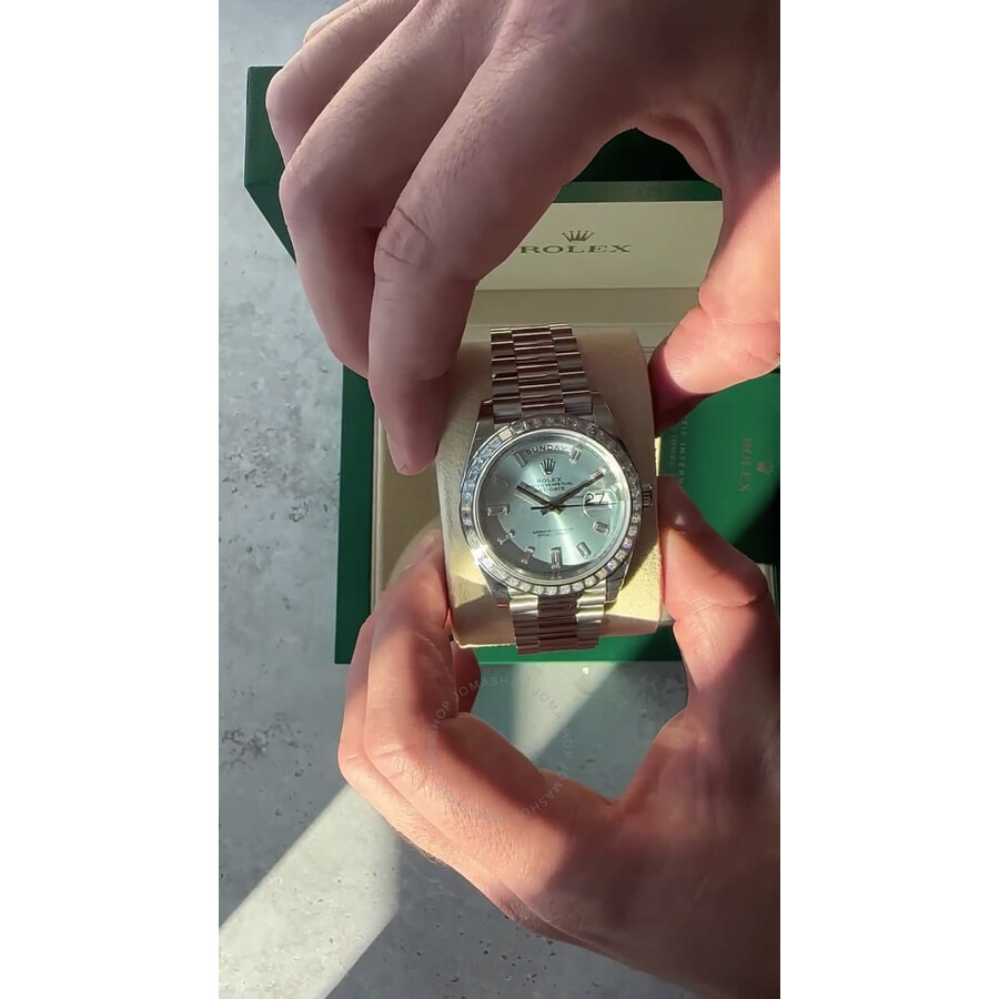 Rolex Day-Date 40 Automatic Chronometer Diamond Men's Watch 228396IBLDP - 5