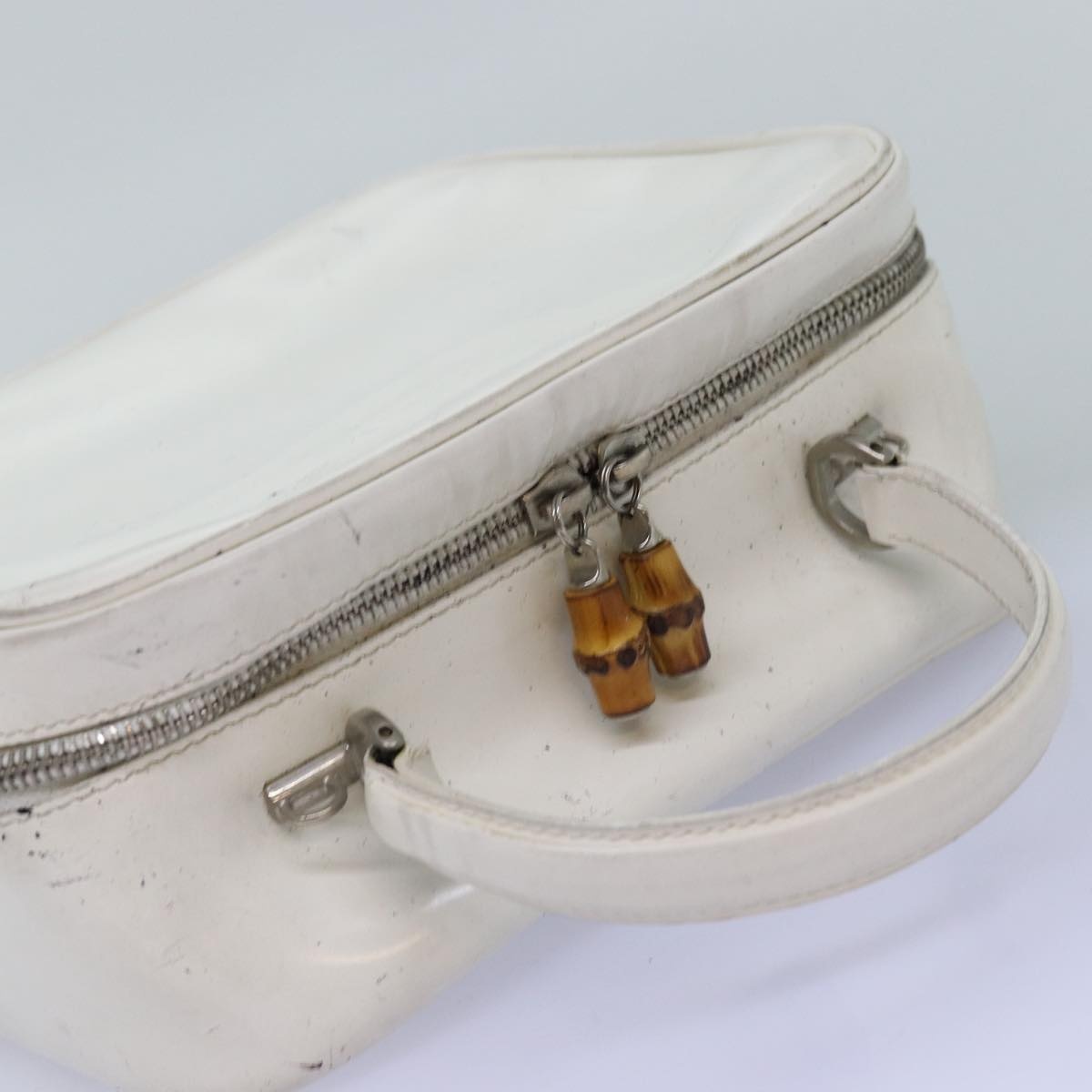 GUCCI Hand Bag Patent Leather White 000 270 000 270 - 6