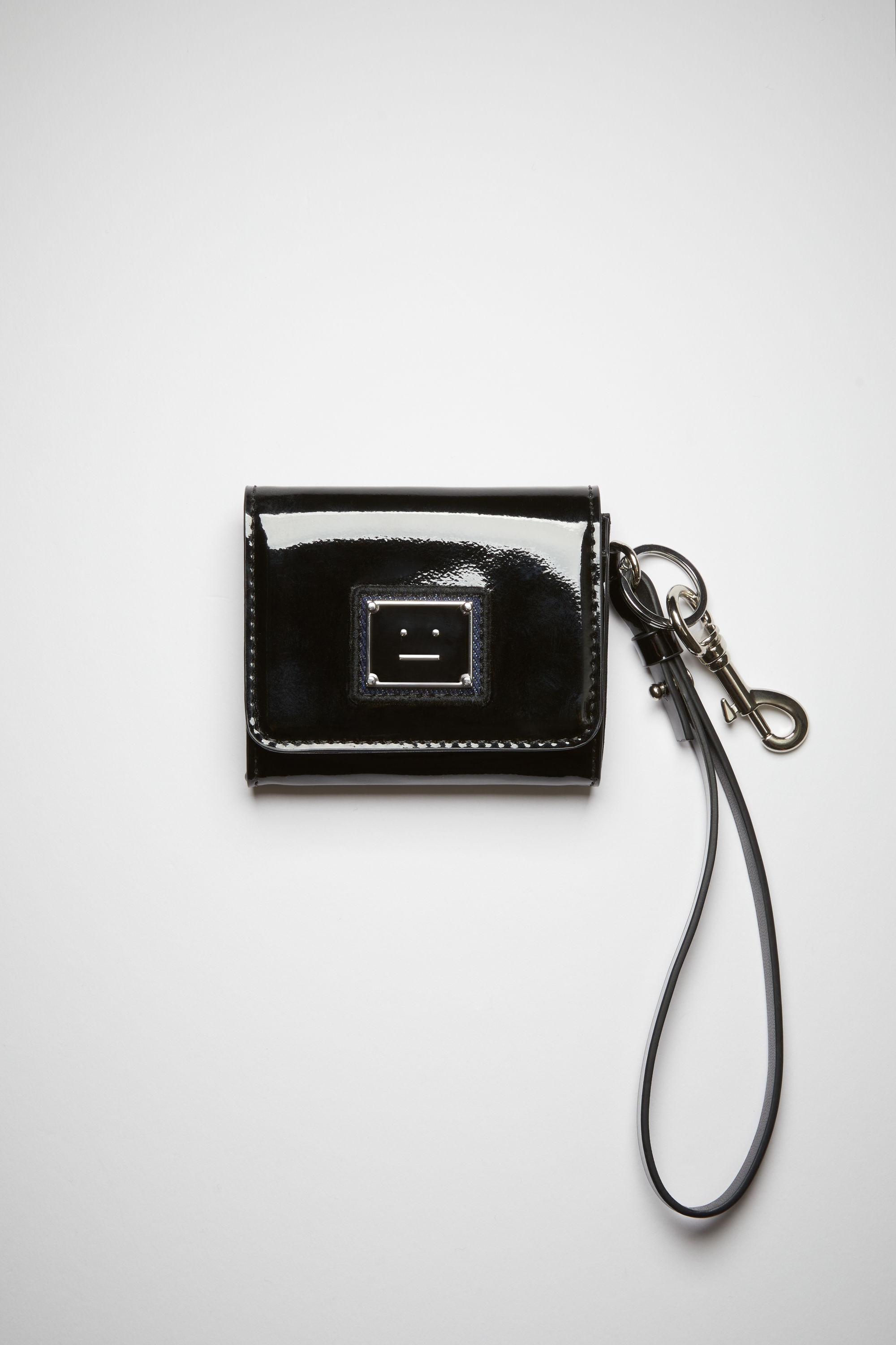Face logo wallet - Black/black - 1