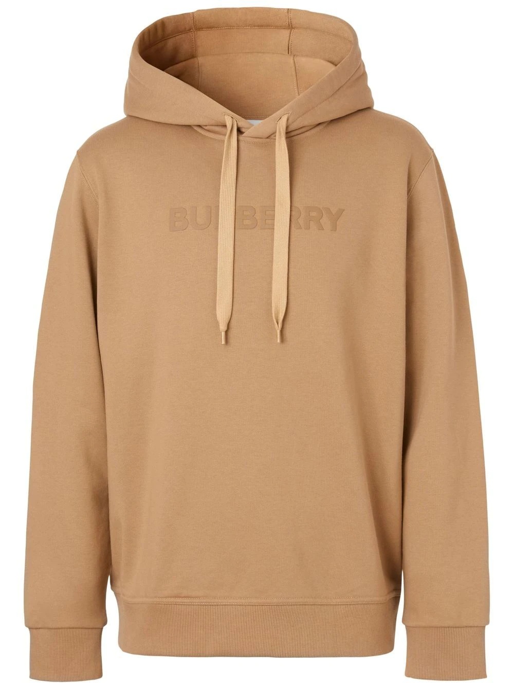 logo-print drawstring hoodie - 1