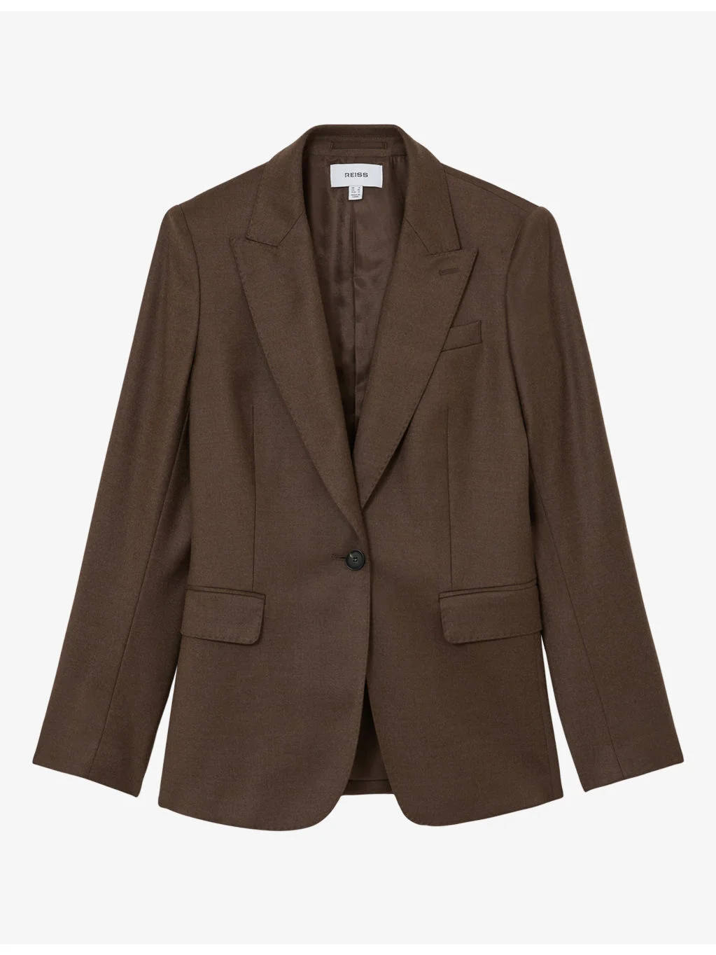Derby Peak-Lapel Wool-Blend Blazer - 1