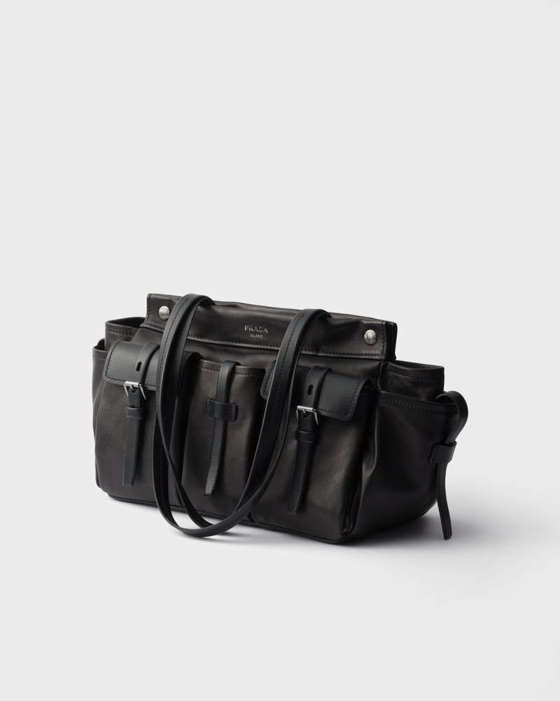 Prada Route large leather tote bag 3