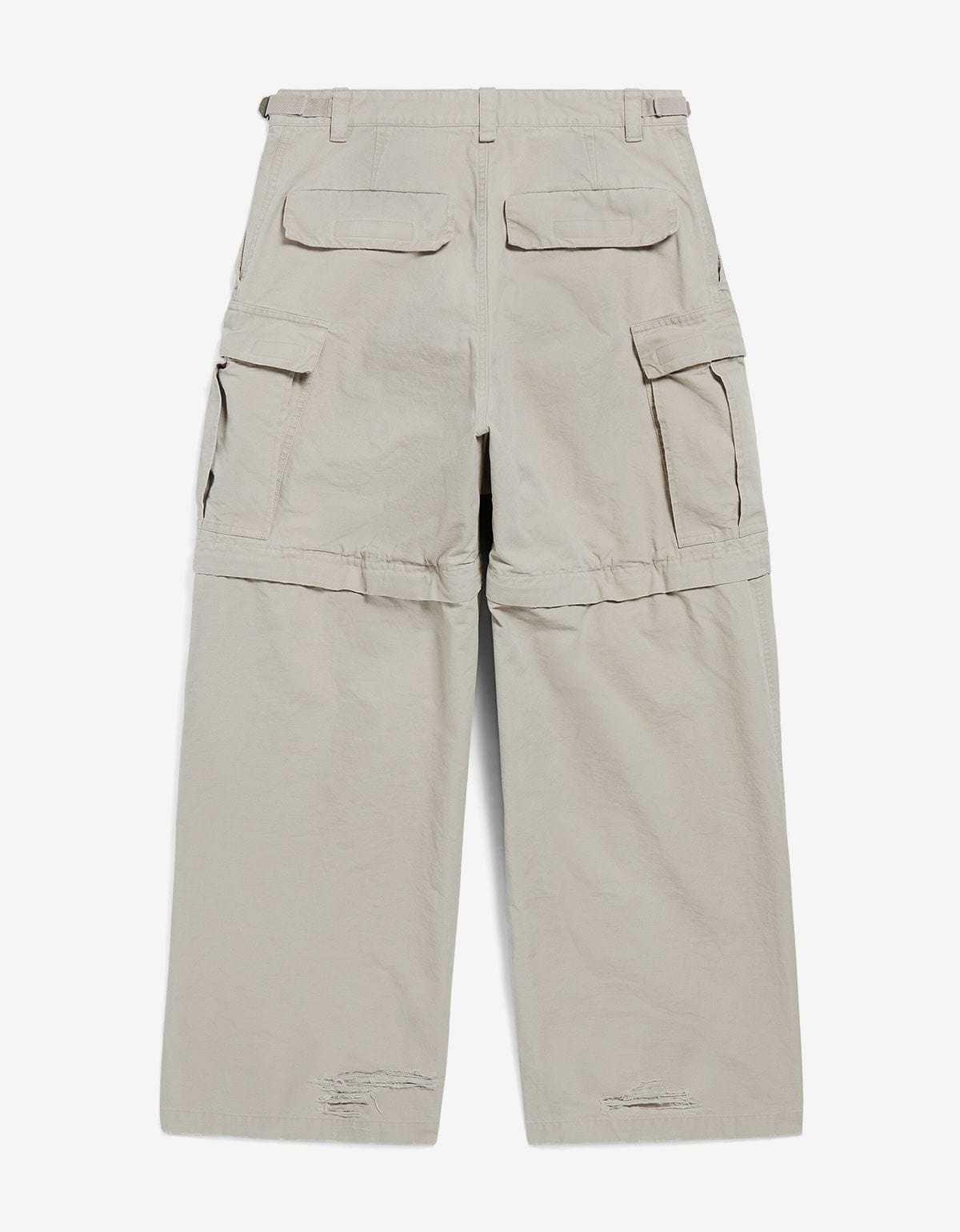 【BALENCIAGA】ベージュ ラージ CARGO パンツ コットン BALENCIAGA Beige Large Cargo Pants | zoofashions | REVERSIBLE