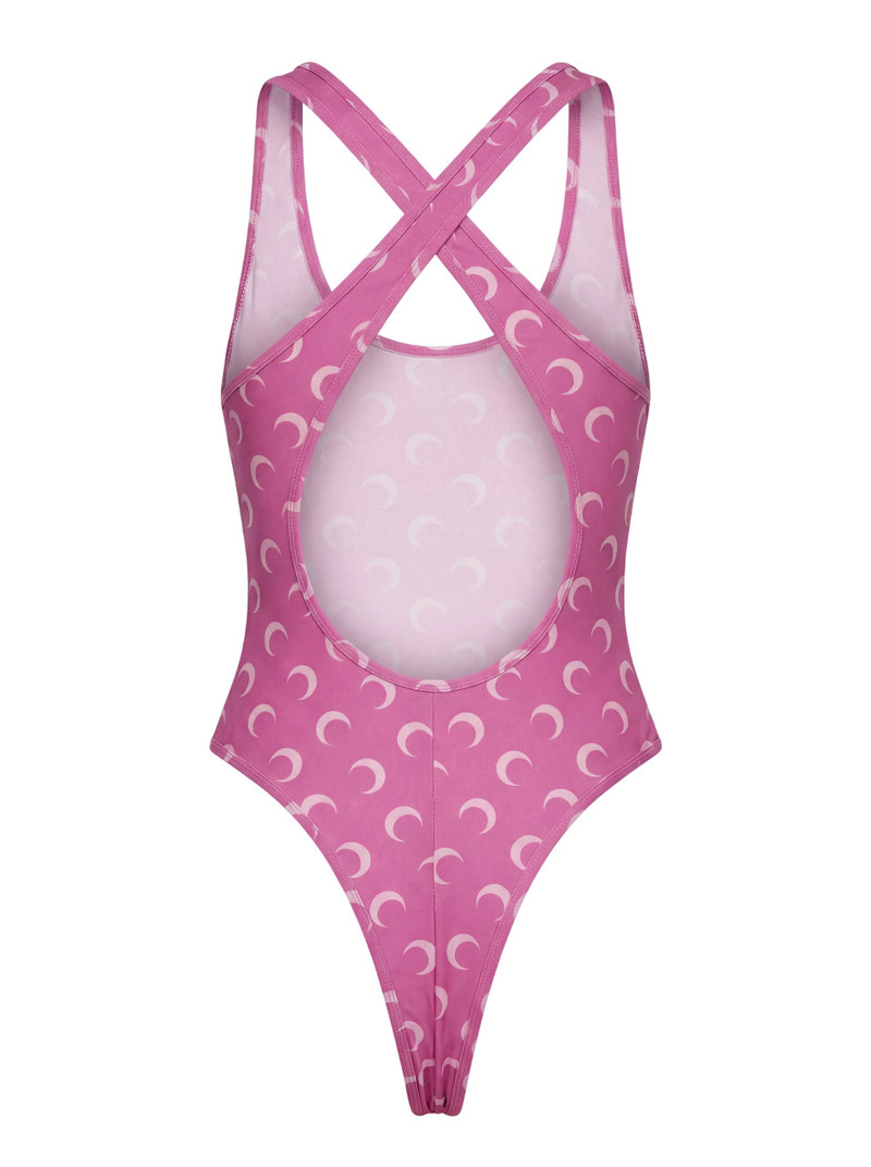 Marine Serre Moon printed jersey swimwear one piece outlook