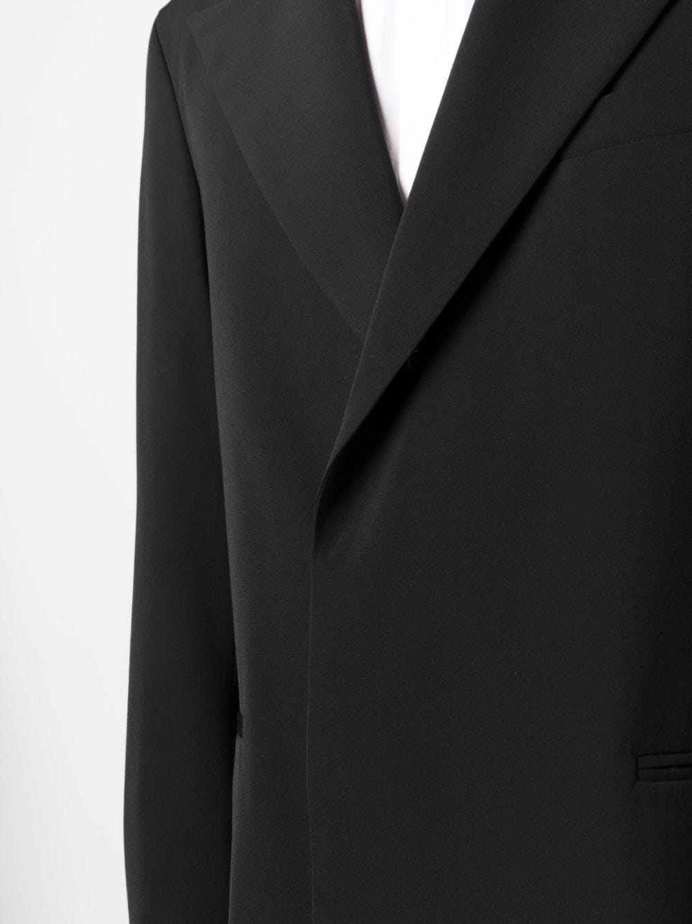 peak-lapel double-breasted balzer - 5