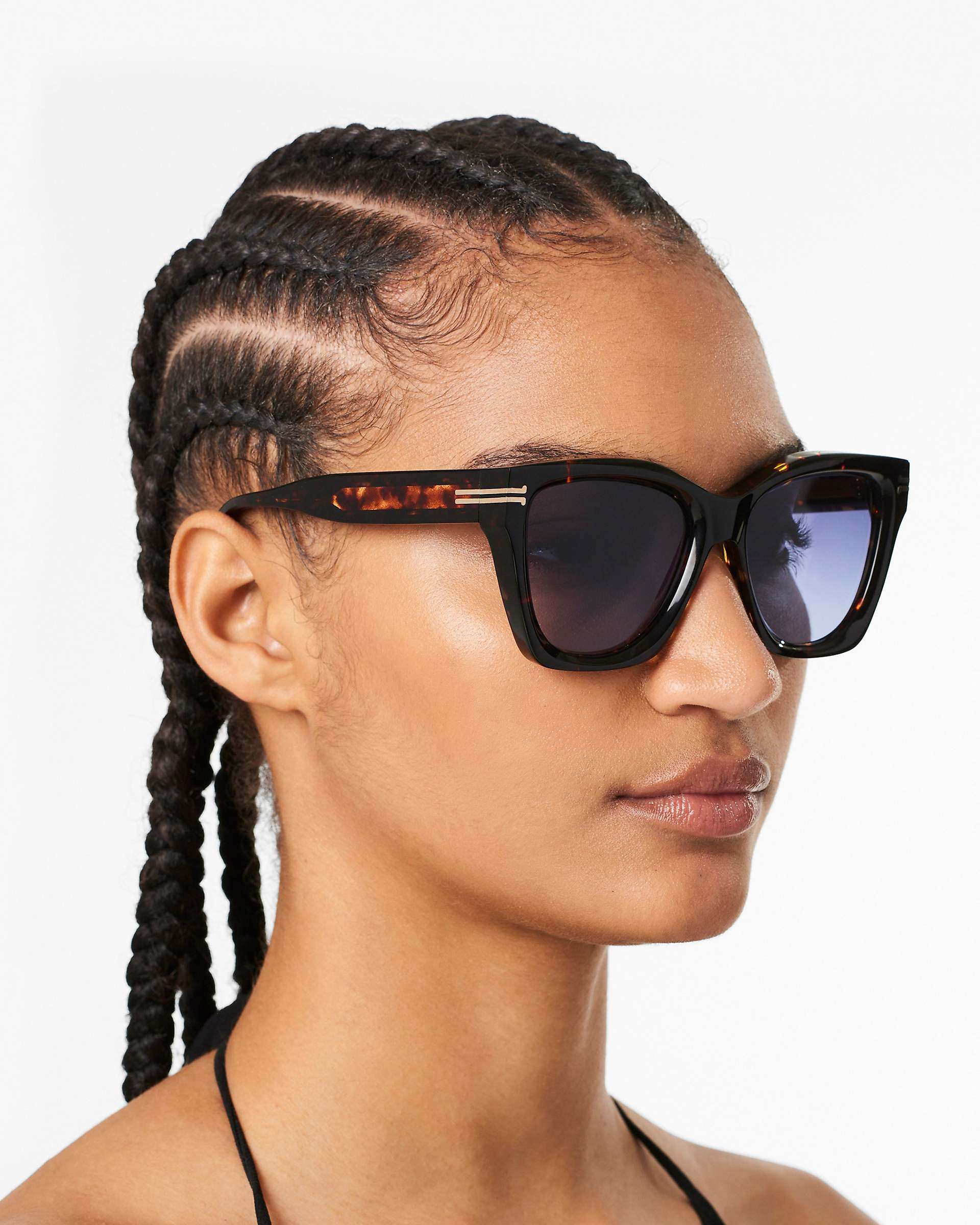 ICON EDGE OVERSIZED SQUARE SUNGLASSES - 2