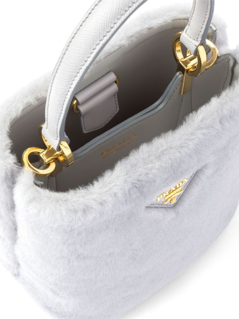 Panier shearling mini-bag - 5