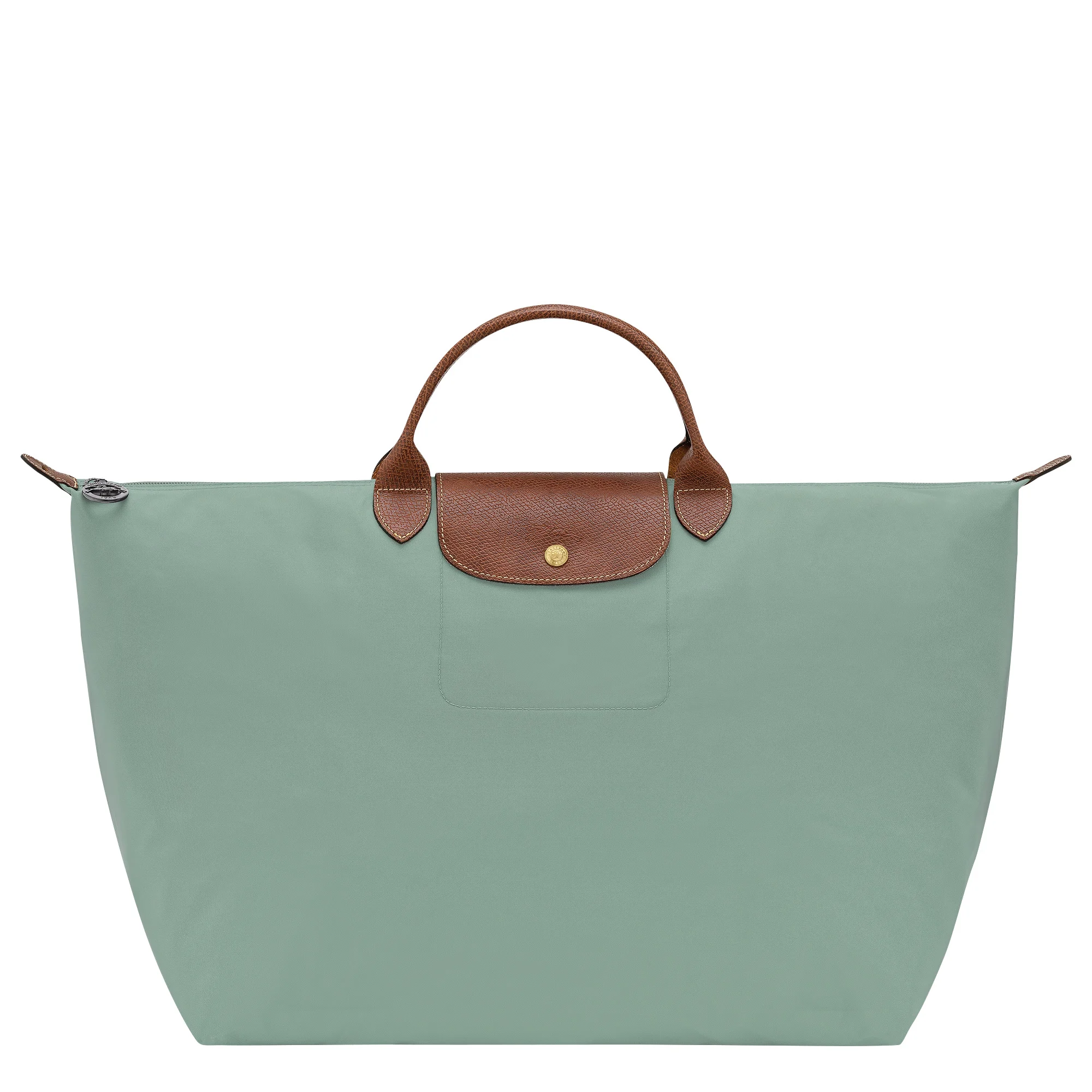 Le Pliage Original L Travel bag Celadon - Recycled canvas - 1