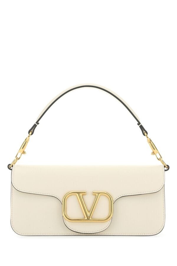 Ivory leather Locò handbag - 1