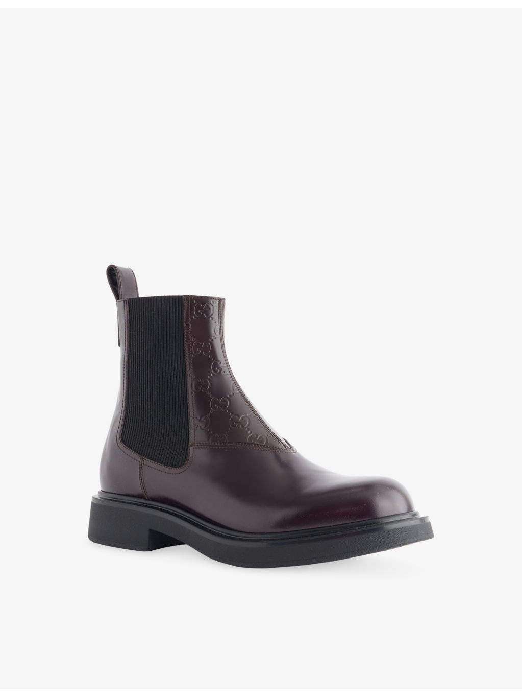 Enki Monogram Leather Ankle Boots - 3