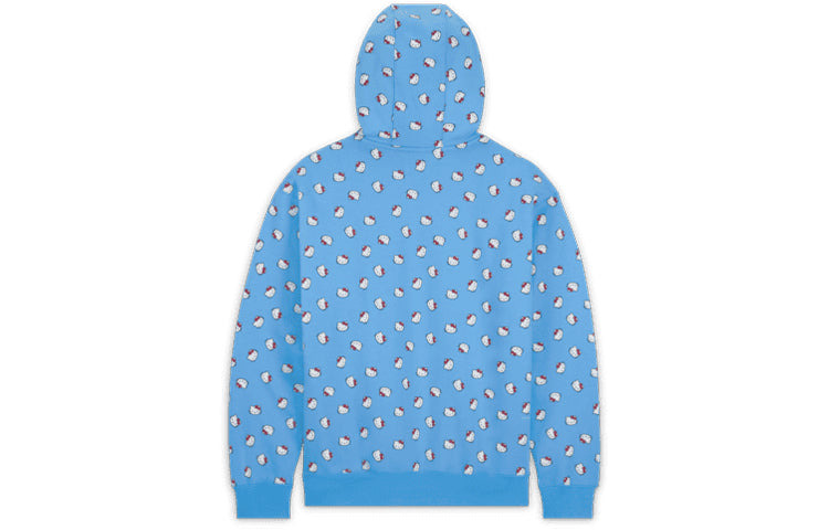 Men's Nike x Hello Kitty Crossover SS22 CAT Full Print Blue DR5516-412 - 2