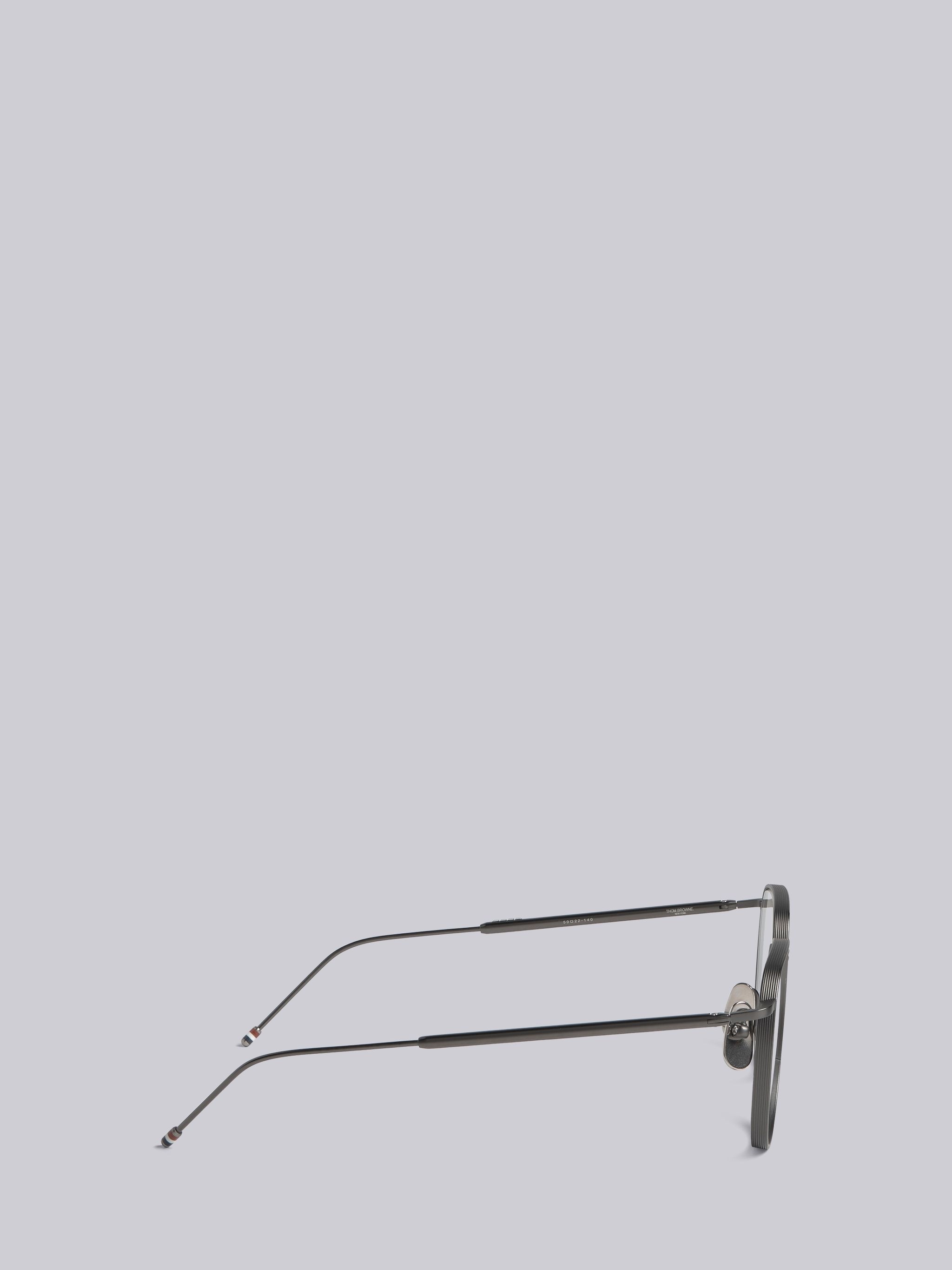 TB126 - Black Iron Clubmaster Sunglasses - 3