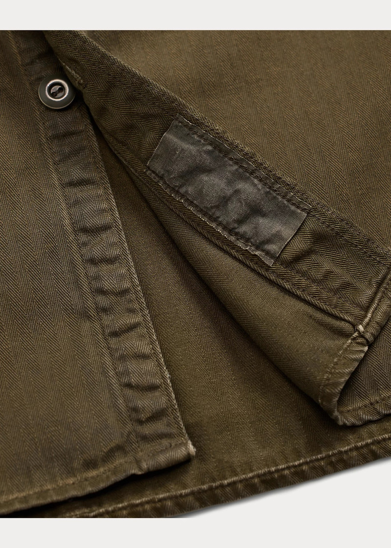 Garment-Dyed Herringbone Twill Workshirt 4