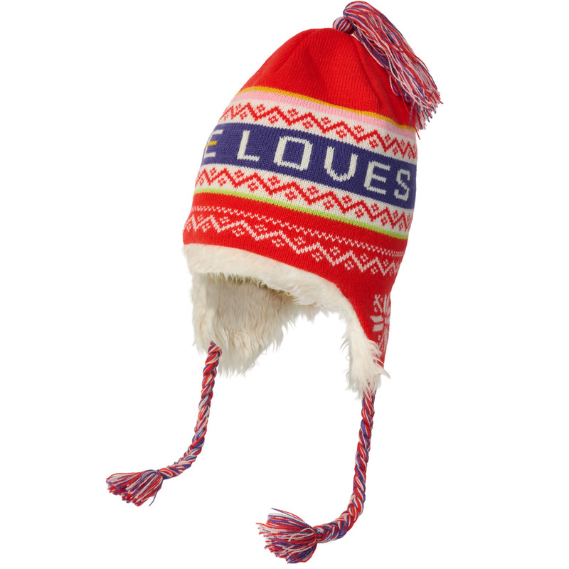 PALACE LOVES ME PERUVIAN BEANIE RED 1