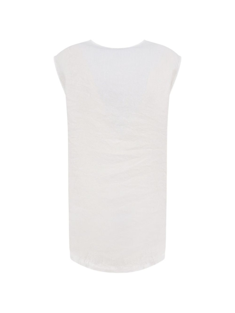 Aspesi V-neck linen top outlook