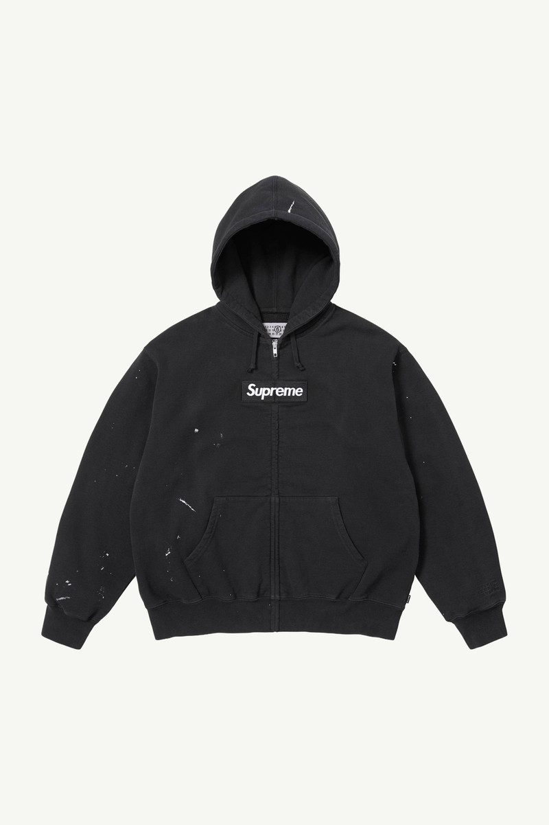 Supreme®/MM6 Maison Margiela Box Logo Zip Up Hooded Sweatshirt 1