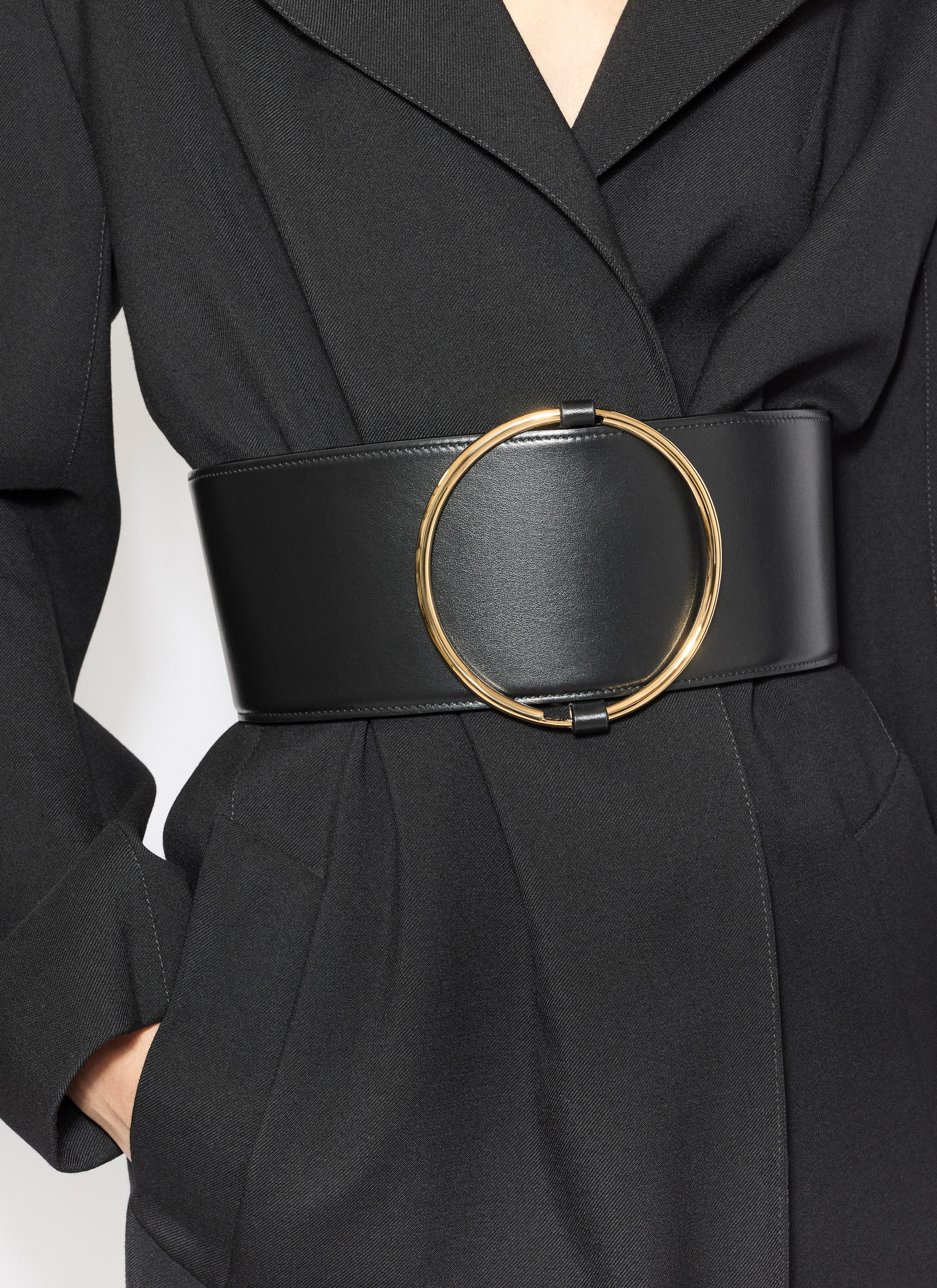 RING BELT IN CALFSKIN - 2