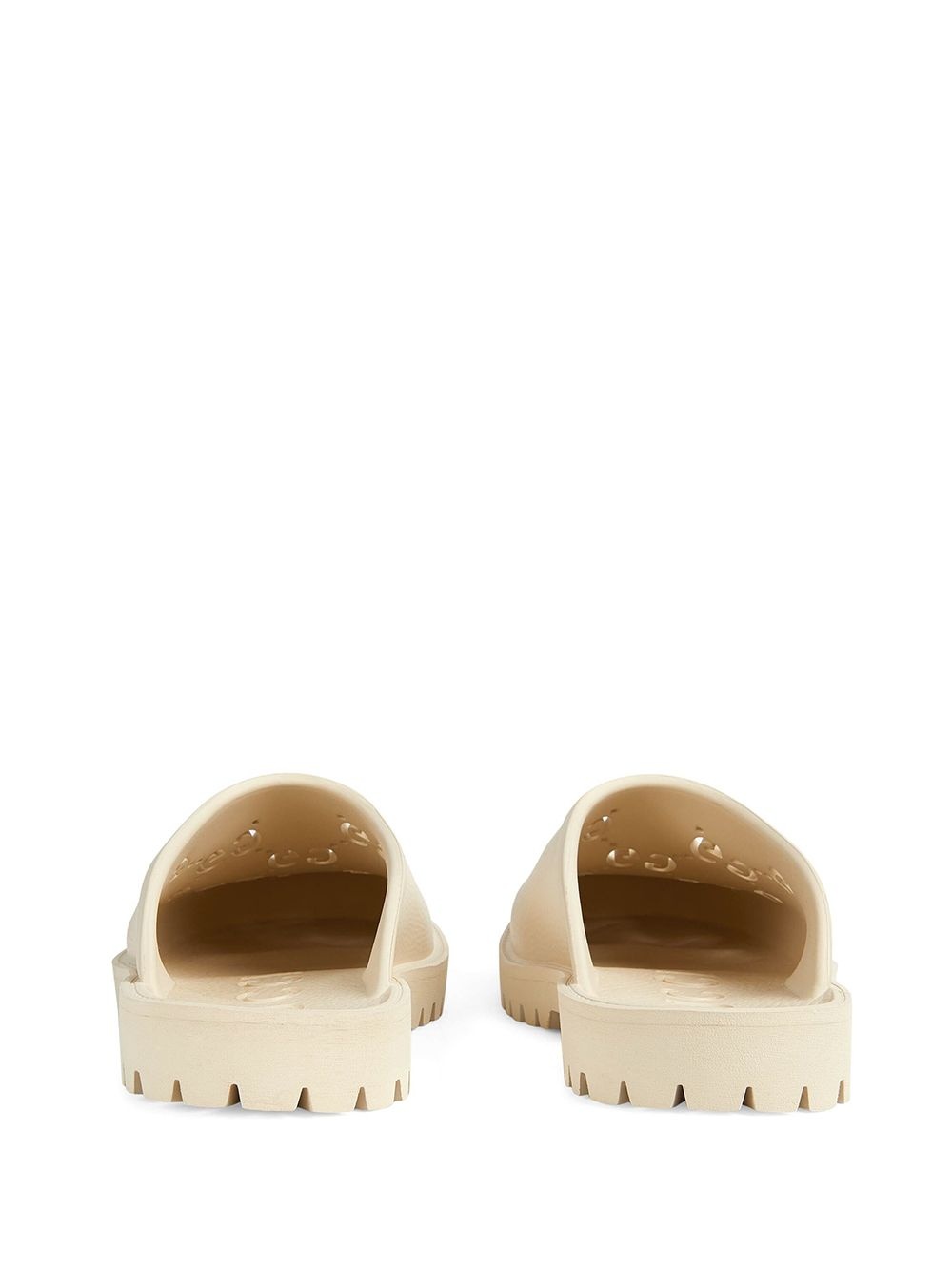 GG perforated slip-on sandals - 3