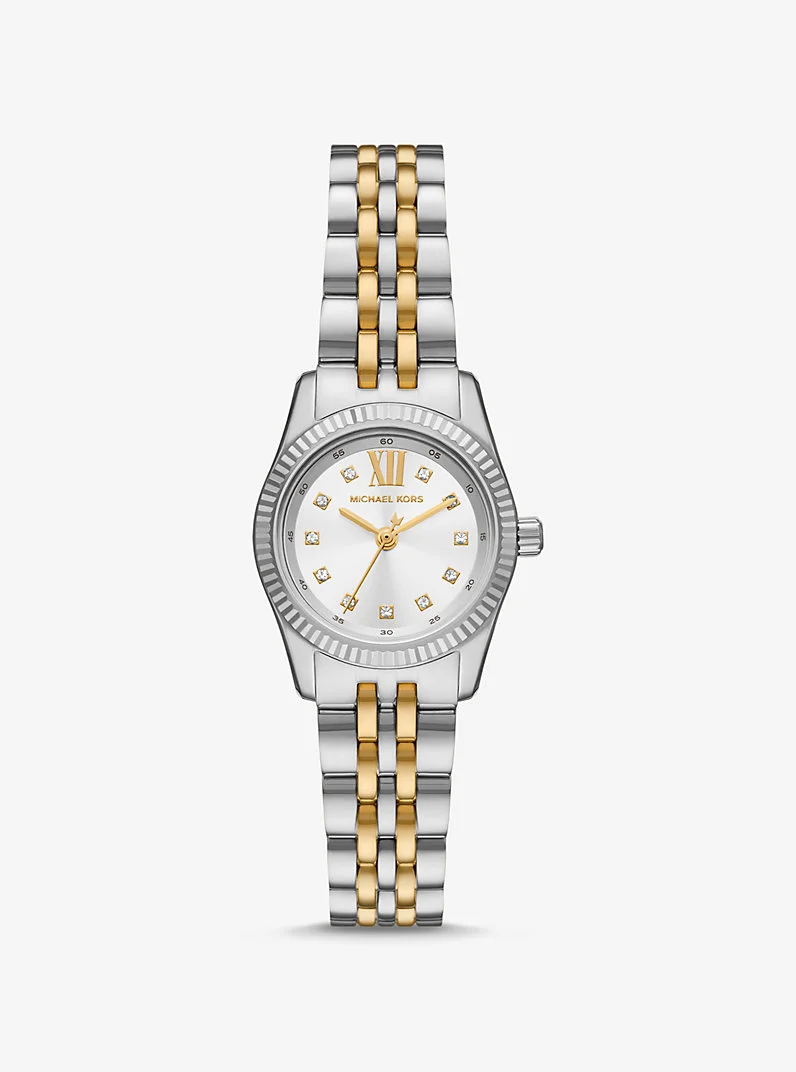 Petite Lexington Pavé Two-Tone Watch - 1