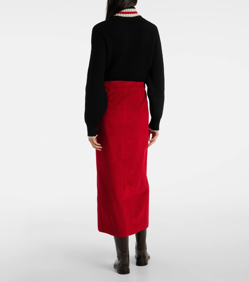 Cotton midi skirt 3