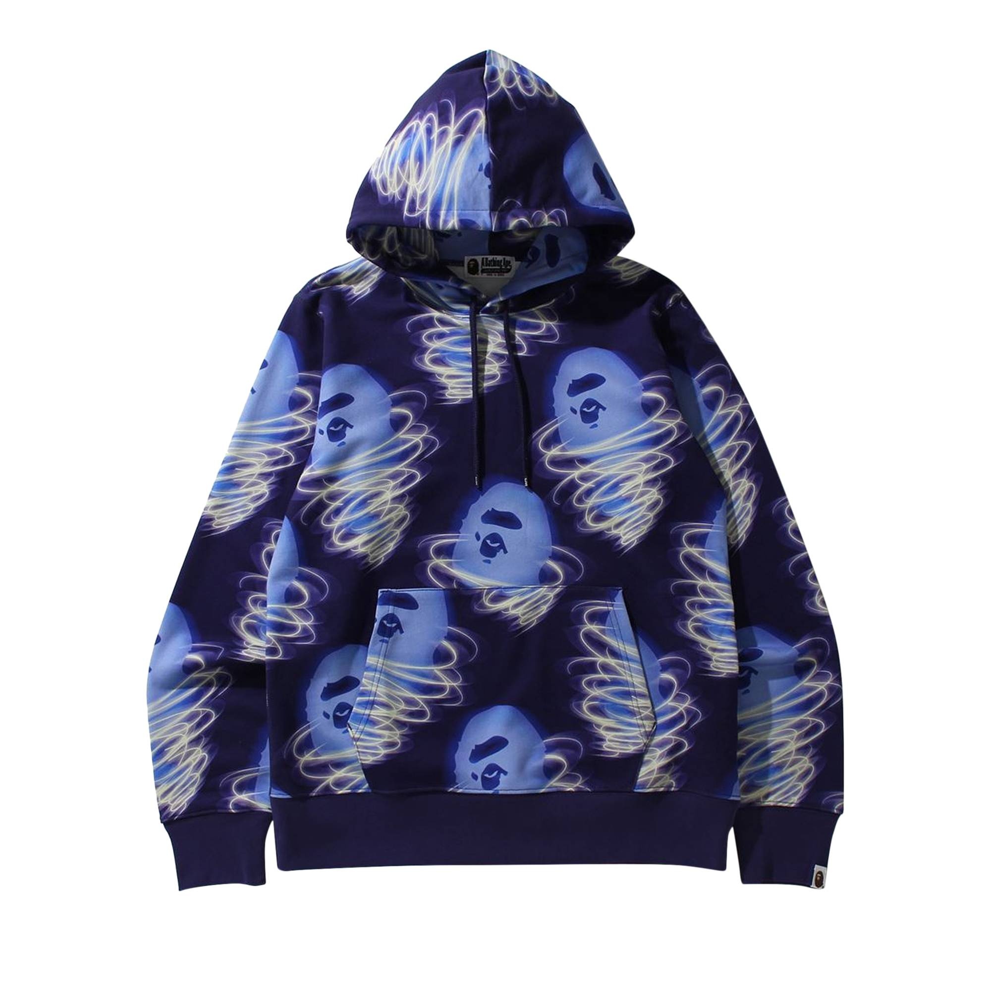 BAPE Storm Pullover Hoodie 'Purple' - 1